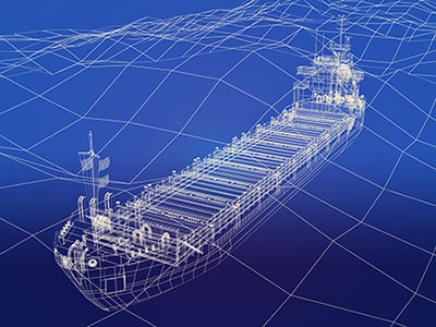 Blueprint of vessel